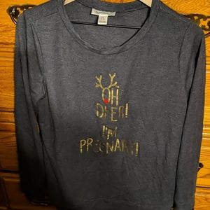 Maternity long sleeve t-shirt/sweater